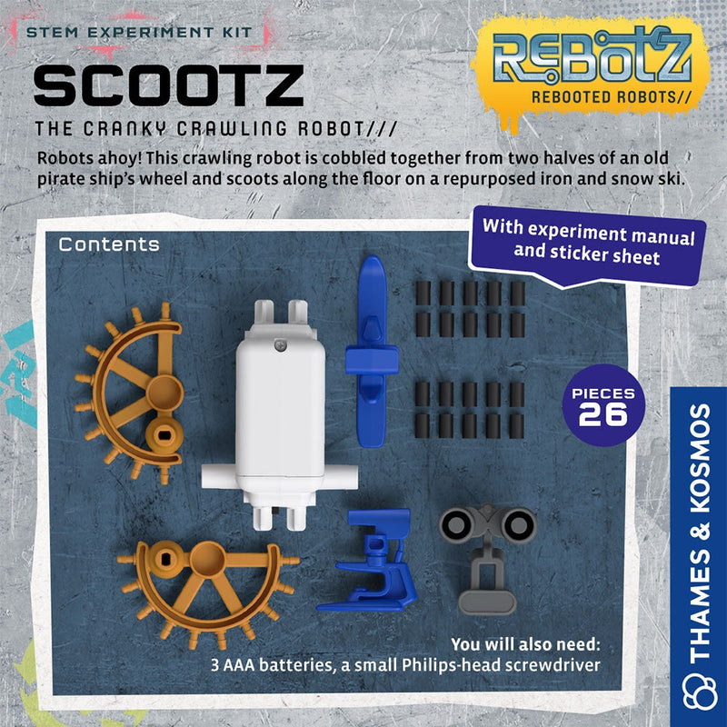 Thames & Kosmos Rebotz Scootz The Cranky Crawling Robot