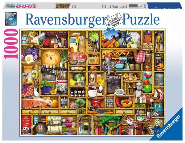 Ravensburger Curious Cupboard Series #1, 1000 Piece The Kitchen Cupboard