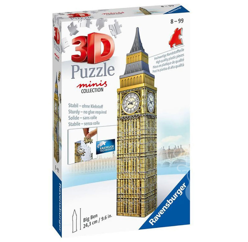 Ravensburger 3D Puzzle 60 Piece Mini Big Ben