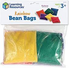 Learning Resources Rainbow Bean Bags 6 Pieces