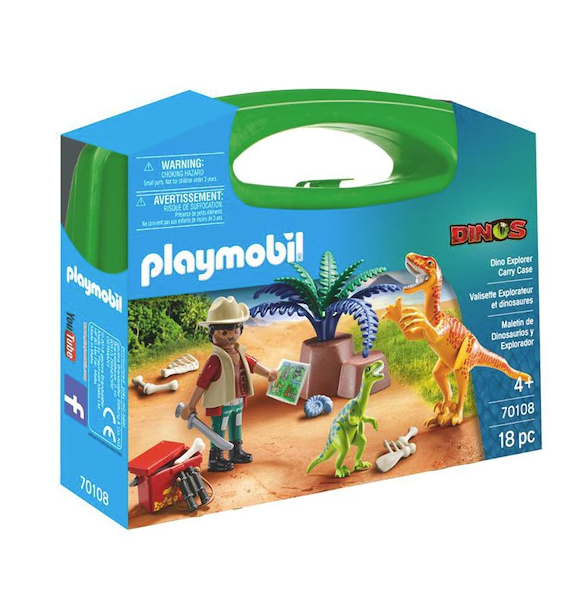 Playmobil Dino Explorer Carry Case #70108