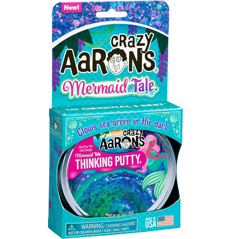Crazy Aarons Thinking Putty Glowbrights Mermaid Tale