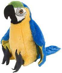 Wild Republic Bird Macaw Parrot 12"