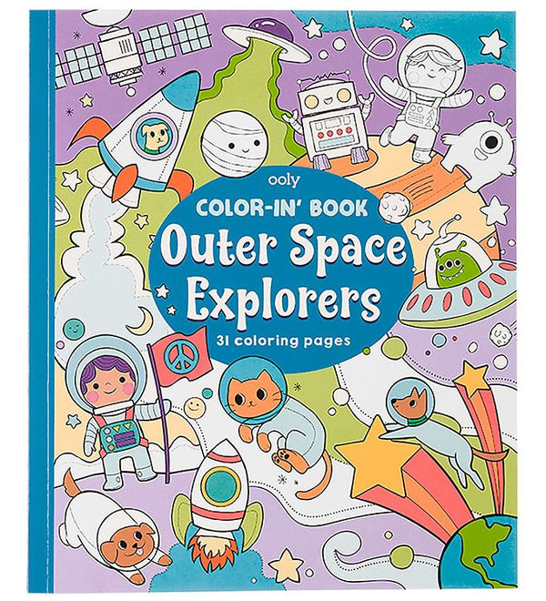 Ooly Color-in Book: Outer Space Explorers