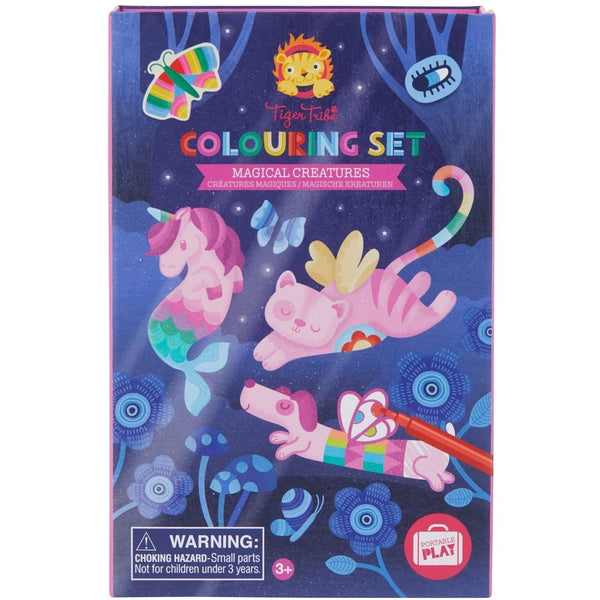 Tiger Tribe Magical Creatures Colouring Set