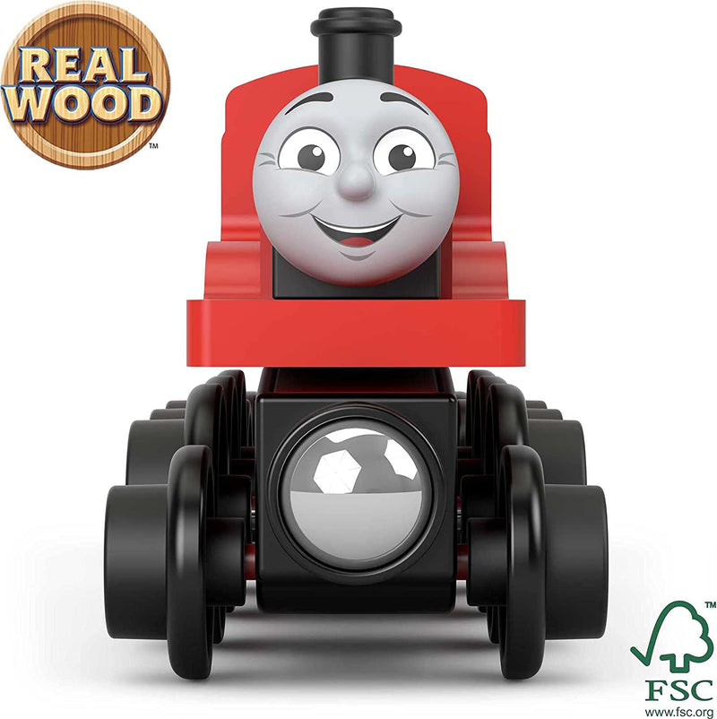 Thomas & Friends Wooden Railway James Engine & Car