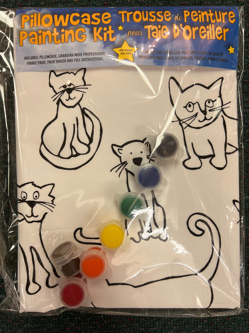 Artburn Paint Your Own Pillow Case Cats