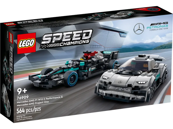 LEGO Speed Champions Mercedes-AMG F1 W12 E Performance & Mercedes-AMG Project One #76909