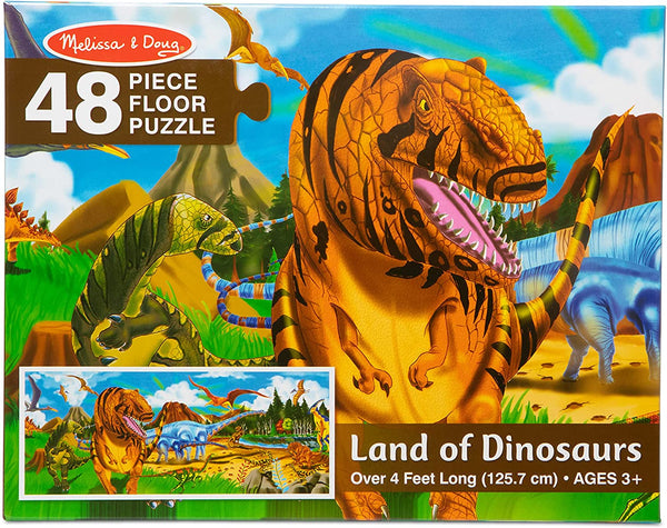 Melissa & Doug 48 Piece Floor Puzzle Land Of The Dinosaurs