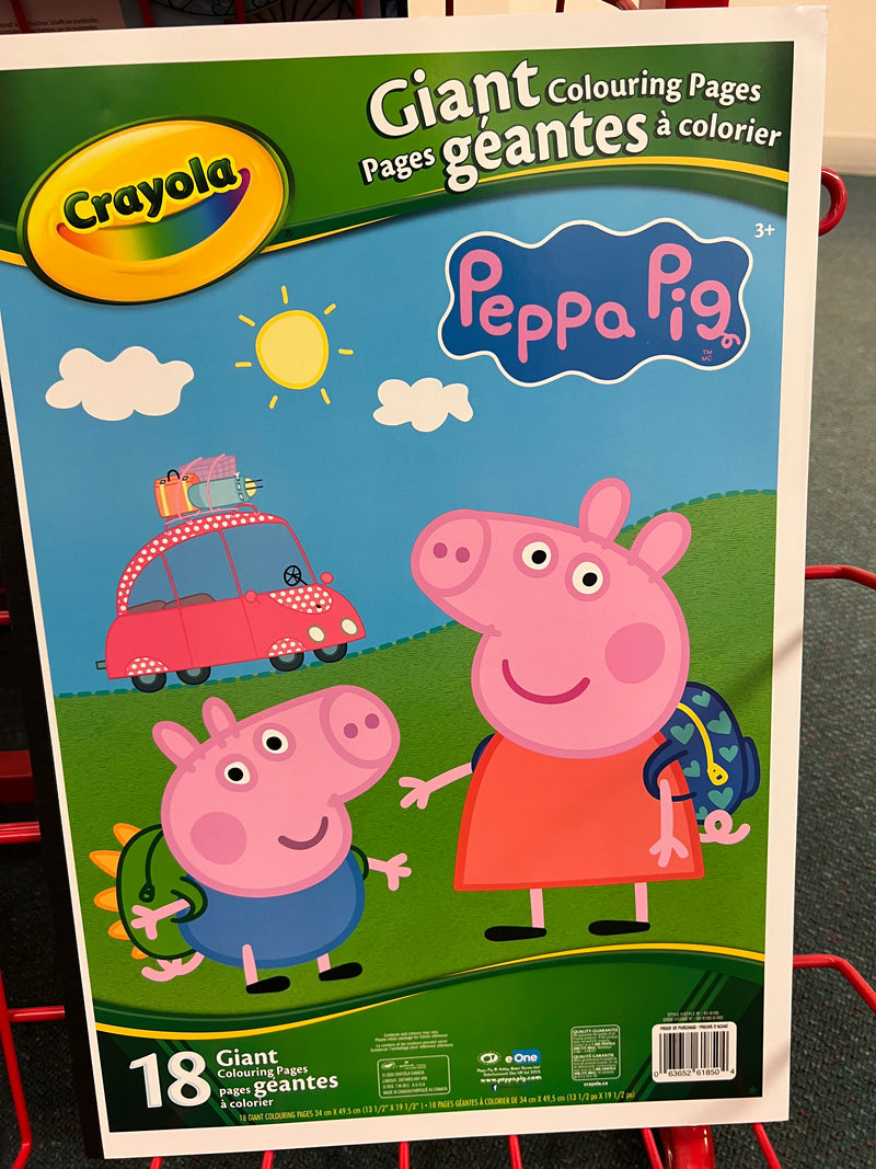 Crayola Peppa Pig Giant Colouring Pages