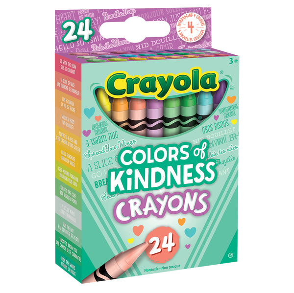 Crayola Colors of Kindness Crayons, 24 Count