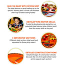 Constructive Eating Construction Plate