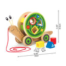 Hape Walk-A-Long Snail Shape Sorter