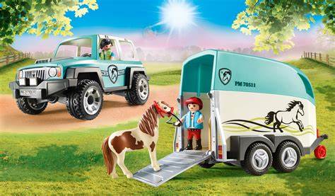 Playmobil Horse Trailer and Jeep 70511