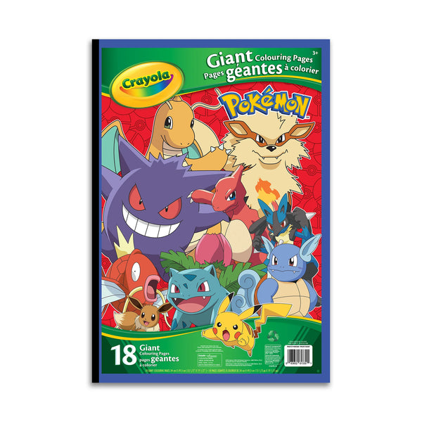 Crayola Giant Colouring Pages Pokémon