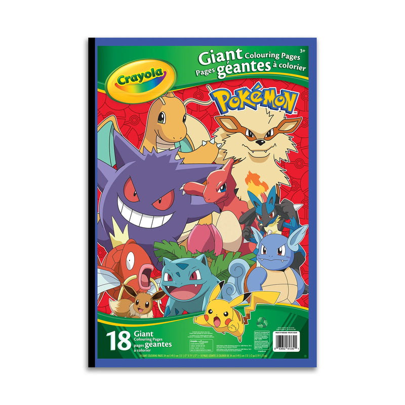Crayola Giant Colouring Pages Pokémon