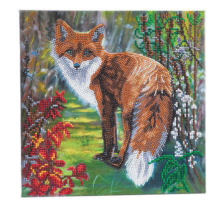 Crystal Art Medium Framed Kit Autumn Fox