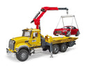 Bruder MACK Granite Tow-Truck WIth Bruder Roadster