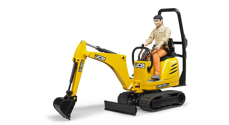 Bruder JCB Micro Excavator 8010 CTS With Construction Worker