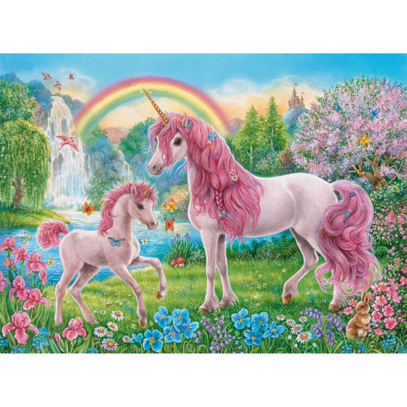 Ravensburger 100 Piece Magical Unicorns With Colouring Book