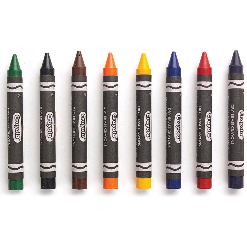 Crayola Dry-Erase Crayons, 8 Count