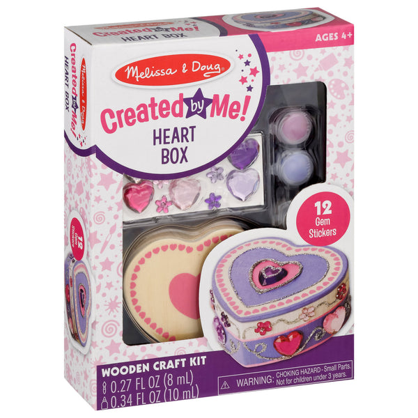 Melissa & Doug Created By Me Heart Box Wooden Craft Kit