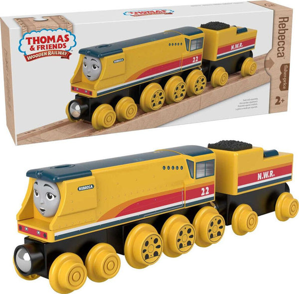 Thomas & Friends Wooden Railway Rebecca Engine & Car