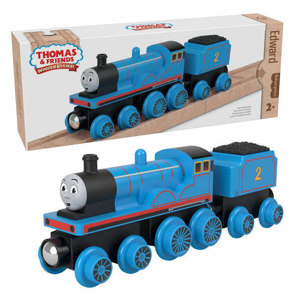 Thomas & Friends Wooden Railway Edward Engine & Car