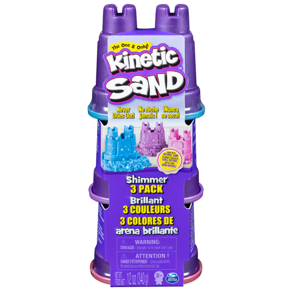 Spin Master Kinetic Sand Shimmer 3 Pack