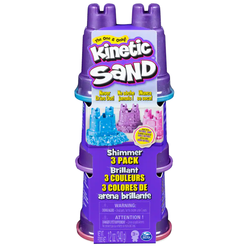 Spin Master Kinetic Sand Shimmer 3 Pack