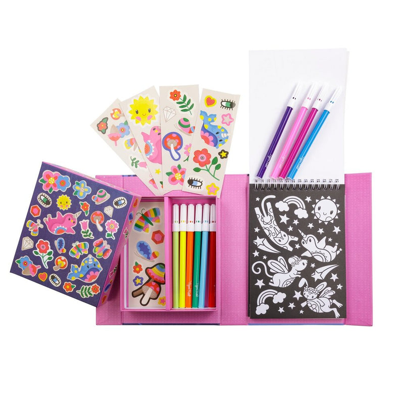 Tiger Tribe Magical Creatures Colouring Set