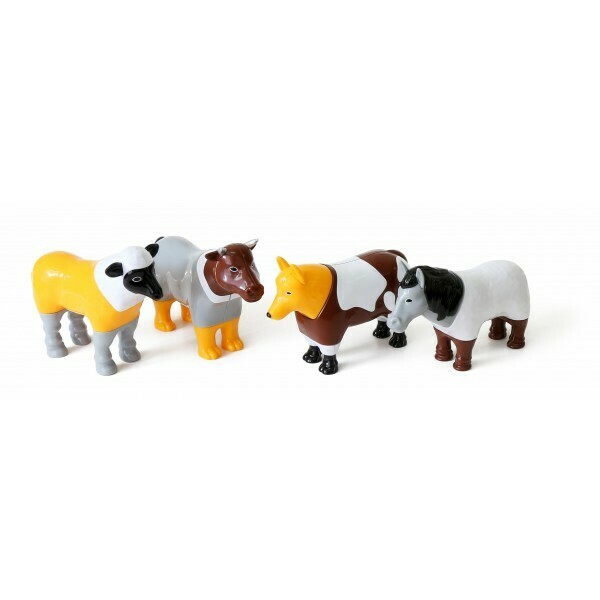 Magnetic Mix Or Match Farm Animals