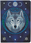 Crystal Art Notebook Kit Lunar Wolf