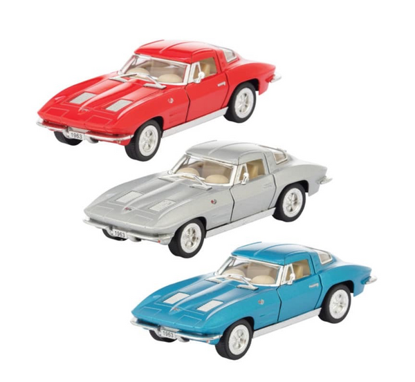 Die Cast Pull Back 1963 Corvette Sting Ray