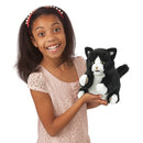 Folkmanis Tuxedo Cat Black & White Kitten Puppet